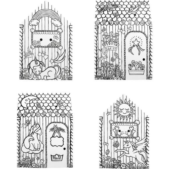 Play Unicorn Playhouse, Cardboard Playhouse and Craft Activity for Kids - Picture 6 of 6